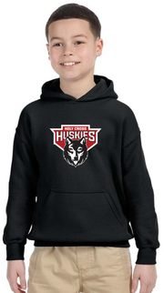 HOLY CROSS SPIRIT - HUSKIES - GILDAN COTTON HOODIE