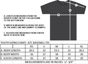 FIRST AVENUE SPIRITWEAR - ATC EUROSPUN BASEBALL TEE - YOUTH