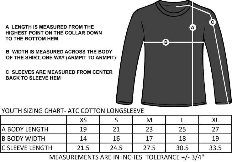 SOUTH MARCH SPIRITWEAR- YOUTH- ATC COTTON LONGSLEEVE- SMPS