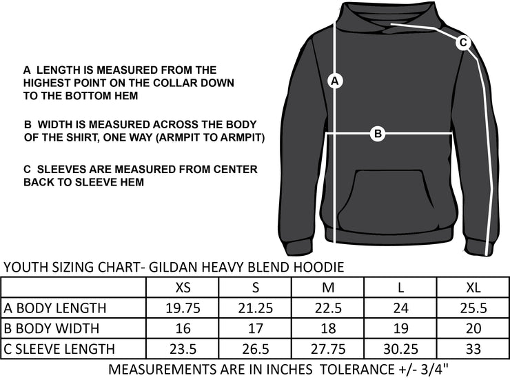 ST. FRANCIS OF ASSISI SPIRITWEAR - GILDAN HEAVY BLEND COTTON HOODIE - YOUTH