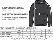 CHURCHILL SPIRITWEAR - FULL FRONT - GILDAN HEAVY BLEND HOODIE - YOUTH