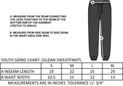 ST. GABRIEL SPIRITWEAR - GILDAN COTTON SWEATPANT - YOUTH