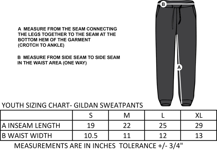 SMY SPIRITWEAR - VERTICAL SQUIRRELS - GILDAN SWEATPANTS - YOUTH