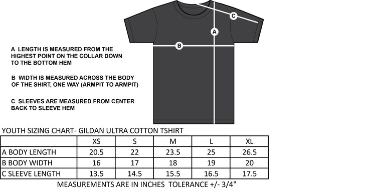 J.L. JORDAN SPIRITWEAR- YOUTH- GILDAN COTTON TEE