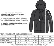STEPHEN LEACOCK SPIRITWEAR - GILDAN ZIPPED HEAVY BLEND HOODIE - YOUTH