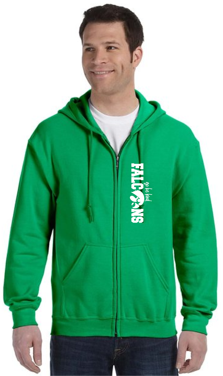 ST. PHILIP SPIRITWEAR - GO BE KIND - GILDAN HEAVY BLEND COTTON ZIPPED HOODIE