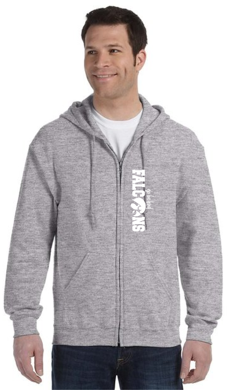 ST. PHILIP SPIRITWEAR - GO BE KIND - GILDAN HEAVY BLEND COTTON ZIPPED HOODIE