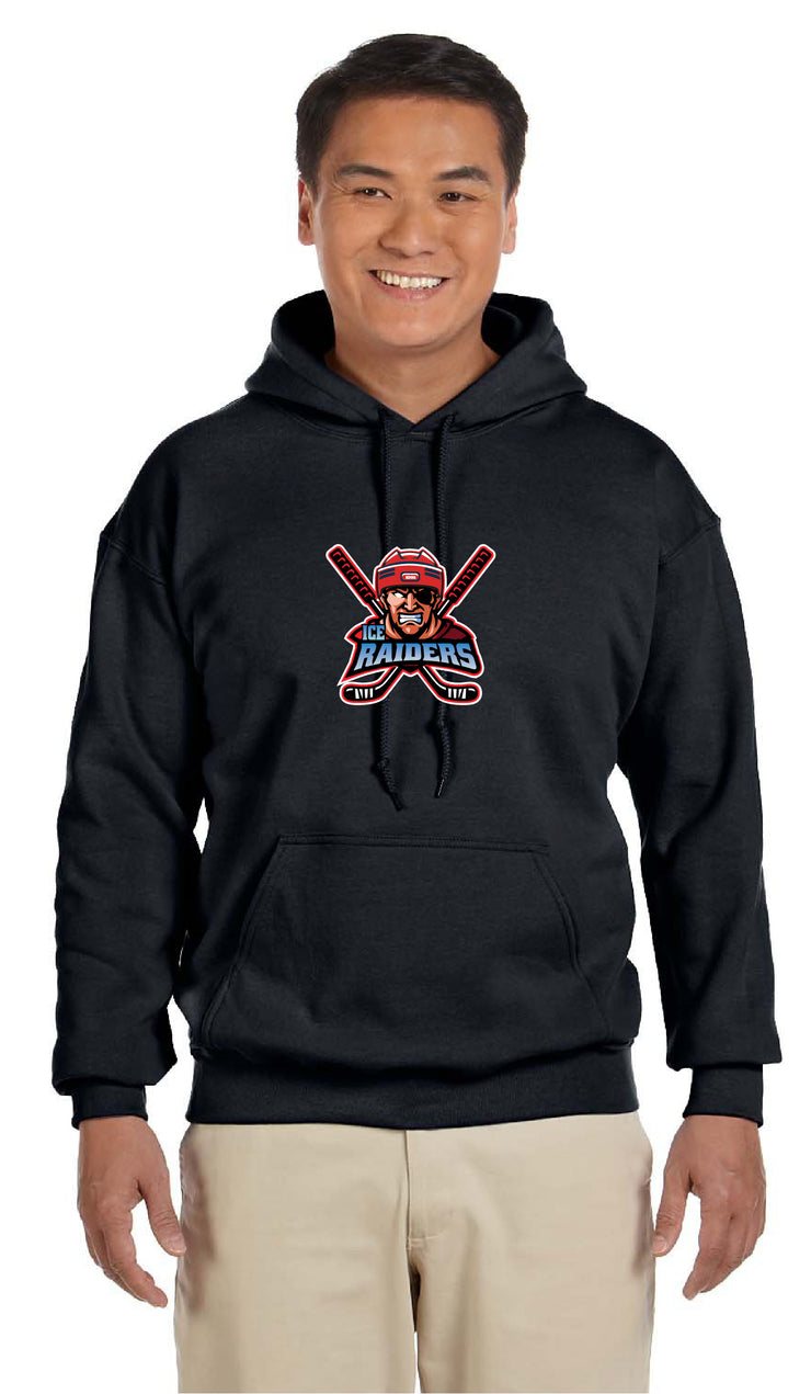 ICE RAIDERS HOCKEY- ADULT- GILDAN COTTON HOODIE