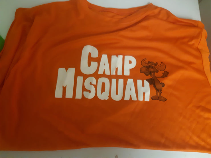 CAMP MISQUAH- ORANGE CAMP TEE