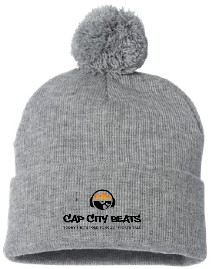 CAP CITY BEATS- POM POM KNIT BEANIE