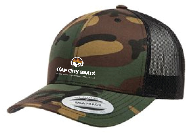 CAP CITY BEATS - YUPOONG SIX PANEL RETRO TRUCKER CAP