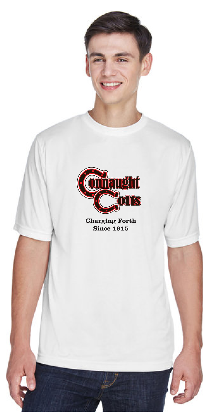 CONNAUGHT PUBLC SCHOOL SPIRITWEAR- FULL FRONT- ADULT- TEAM 365 PERFORMANCE TEE