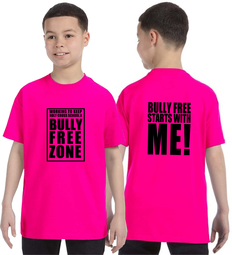 HOLY CROSS ANTI BULLYING - GILDAN COTTON TEE - YOUTH