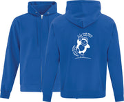 SOUTH MARCH SPIRITWEAR- ADULT- ATC COTTON ZIPPED HOODIE- SCHOOL LOGO