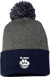 ST. ANNE SPIRITWEAR - POM POM CUFFED TOQUE