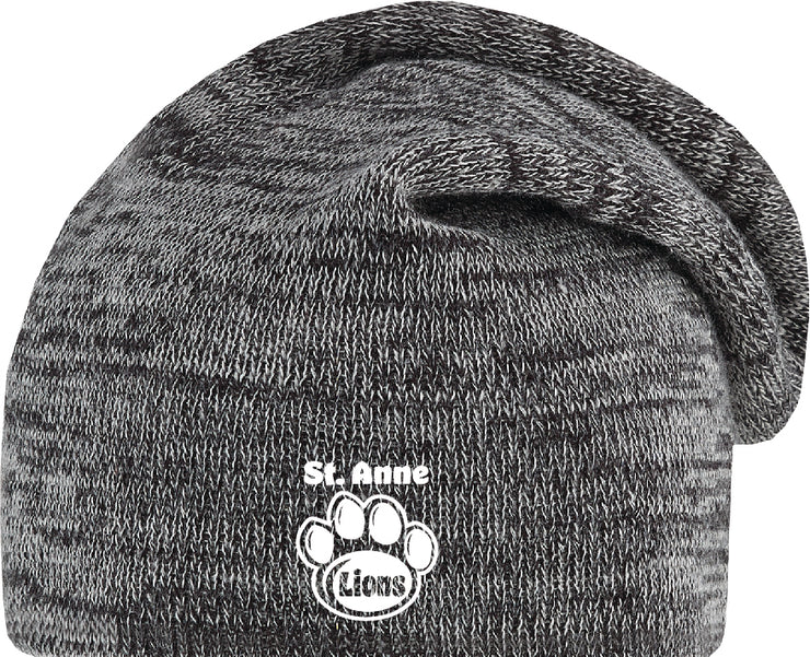ST. ANNE STAFFWEAR - PAW EMB - SLOUCHY TOQUE